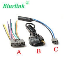 Biurlink CD Changer FM Antenna AUX IN Harness Cable Adapter for Honda Civic Accord Odyssey 2024 - buy cheap