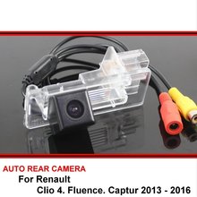 Для Renault Clio 4 Fluence Captur 2013 ~ 2017 HD CCD Автомобильная Водонепроницаемая обратная резервная заднего вида парковочная камера заднего вида ночного ви... 2024 - купить недорого