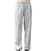 Hot Sale Chinese Men's Kung Fu Trousers Cotton Linen Kung Fu Pant Tai Chi Pants Wu Shu Pants Size M L XL XXL XXXL  W46 2024 - buy cheap
