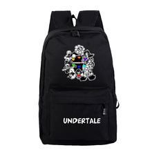 Mochila de dibujos animados para adolescentes, morral escolar de Anime Undertale, papirus, Frisk, Sans, para viaje, para ordenador portátil 2024 - compra barato