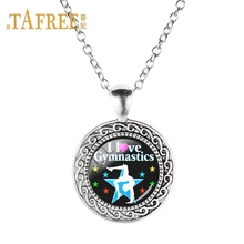 TAFREE Simple Fashion art picture Pendant Necklace Strength and balance Game Chain Necklace women jewelry SP104 2024 - buy cheap