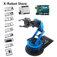 DIY LeArm набор роботов для вторичной разработки, совместимый с открытым исходным кодом UNO 2024 - купить недорого