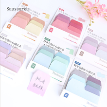 Kawaii Memo Pad Notebook Cute Gradient Colors Index Paste Sticky Note Paper Notepad Sticker Office School Supplies Stationery 2022 - buy cheap