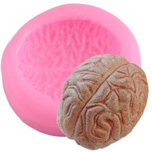 Small Brain Mold Fondant Clay Resin Mould Candy Chocolate Gumpaste Molds Sugarcraft DIY Cake Decorating Tools Cupcake Baking 2024 - buy cheap