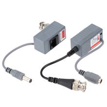 CCTV Camera Video Balun Transceiver BNC UTP RJ45 Video and Power over CAT5/5E/6 Cable ABS Plastic 2024 - buy cheap