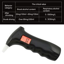 Digital Breath Alcohol Tester Portable Accurate LED LCD Breath Alcohol Tester Car Electronics Parking Breathalyser 2024 - buy cheap