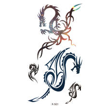 20pcs Flying dragon Waterproof Temporary Tattoos men  flash tattoo harajuku tatoo henna tattoo body art sticker 2024 - buy cheap