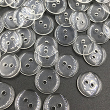 Acessórios de costura botões de plástico de 2 furos 50/100 peças 12mm pt140 2024 - compre barato
