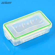 10pcs/Lot  Clear Plastic Waterproof Battery Storage Box Battery Storage Casebattery protection box for 2*18650 4*16340 Battery 2024 - buy cheap