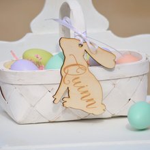 Personalized Easter Basket Tag, Customize Carrot Easter Basket Labels, Bunny Easter Charms Gift Tag photo props signs 2024 - buy cheap