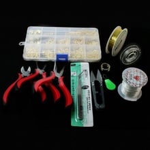 Hot 1Set Jewelry Findings Tools Beads Cap/Findings/Pliers/Pins/Jump Rings/Thread/Earring/Clasp Kit Fit DIY Jewelry Making Tools 2024 - buy cheap