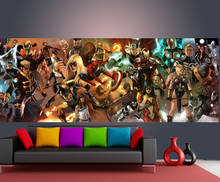 The Avengers Wallpaper Custom Wall Mural Marvel Comics Photo Wallpaper Superhero Home decor Art Bedroom Sofa background wall 2024 - buy cheap