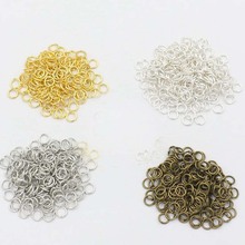 8mm jump ring split beads jewelry making alambre manualidades Hanging Hook pulseras spacer connectors metal  Finding  Artesanato 2024 - buy cheap