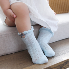 Meias para bebês de algodão, meias finas para meninos e meninas, acessório de roupa de verão 2024 - compre barato