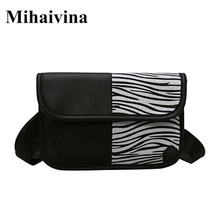 Mihaivina bolsa de cintura com leopardo, cinto feminino, bolsa de couro, pochete para celular 2024 - compre barato
