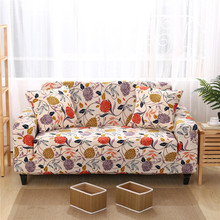 Floral Stretch Elastic Couch Cover Sofa Protector Dust Cover Slipcovers 1/2/3/4 Seater Sectional Sofa Cover For Living Room 2024 - compre barato