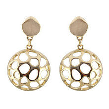 2017 Direct Selling Women Trendy Lucite Zinc Alloy Round Orecchini Fashion New Earrings Factory Wholesale 2024 - buy cheap