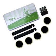 Portable Bicycle Tire Puncture Repair Box Rubber Patch Glue Lever Sets Emergency Fix Electric Car Bike Repair Tools Kits RR7084 2024 - buy cheap