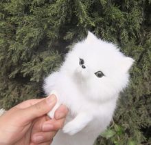 creative cute fox toy lifelike soft long white beautiful fox doll gift about 63cm 2024 - buy cheap