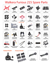 Walkera Furious 215-piezas de repuesto para Dron de carreras, motor de hoja, cubierta de protección ESC, placa de fijación del Motor, lanzador de tablero principal, etc. 2024 - compra barato