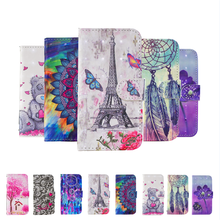 For Huawei Y5 2018 Case 3D Painting Flip Case For Honor 7 play Cover PU Wallet Leather Case Color pattern Protective Cover 2024 - buy cheap