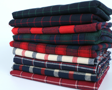 mylb Free shipping 145cm x50cm High quality cotton twill flannel cloth sanding soft fabric and yarn dyed Plaid Shirt cloth 2024 - buy cheap