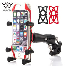 XMXCZKJ Motorcycle Handlebar Bike Mobile Cell Phone Mount Holder Support Bicycle Silicone  Phone Stand For Smartphone GPS 2024 - buy cheap