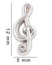 20PCS/lot Music Note DIY Alloy Floating Locket Charms Fit For Memory Glass Living Floating Lockets 2024 - buy cheap