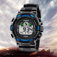 Coolboss Digital Watch Men Military Army Sport Watch Water Resistant Date Calendar LED ElectronicsWatches relogio masculino 2024 - buy cheap