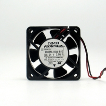 USED NMB-MAT NMB 2408NL-05W-B10 24V 0.05A 6CM 6020 cooling fan 2024 - buy cheap