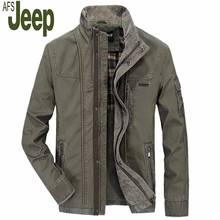 AFS JEEP 2018 Latest Brand Spring And Summer Models Men's Jackets Collar Multi-Bag Large Size Men's Clothing Jacket 115 2024 - buy cheap