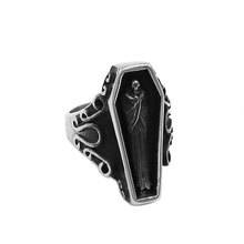 Стереоскопическое египетское кольцо для мам, Винтажное кольцо из нержавеющей стали для мам, кольца мужские для байкеров, опт, SWR0878 2024 - купить недорого