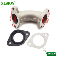 Xlsion tubo coletor de admissão de 26mm, para bicicleta de dirt bike chinesa 110cc 125cc 140cc 2024 - compre barato