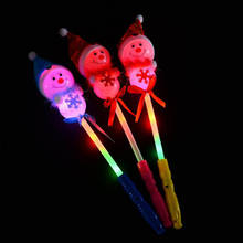 Светящаяся палочка в виде снеговика, мигающая светодиодная палочка, светящасветодиодный светодиодная палочка для свадьбы, дня рождения, вечеринки, осветительные палочки, светодиодная подсветка 2024 - купить недорого