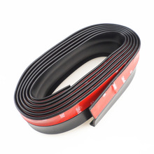 2.5m*6cm black soft rubber bumper strip for Kia Rio K2 K3 K5 K4 Cerato,Soul,Forte,Sportage R,SORENTO,Mohave,OPTIMA 2024 - buy cheap
