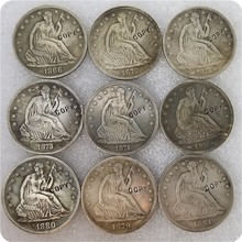 USA (1866-1890)-P SEATED LIBERTY HALF DOLLAR COIN COPY commemorative coins-replica coins medal coins collectibles 2024 - buy cheap