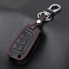 Black Leather Key Case Cover For Hyundai Solaris 2 Elantra i30 i35 i40 Tucson 2017 2018 Keyless Fob Shell Skin Holder Protector 2024 - buy cheap