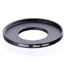 Original RISE (UK) 30mm-52mm 30-52mm 30 a 52 paso arriba anillo adaptador para filtros negro 2024 - compra barato