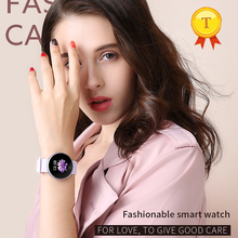 Pulsera inteligente de colores para mujer, brazalete con rastreador de ritmo cardíaco, para IOS y Android, el mejor regalo, novedad 2024 - compra barato