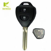 KEYECU-mando a distancia sin cortar, 2 botones, 315MHz, 4D67, Chip para Toyota Corolla RAV4 Hiace 2024 - compra barato