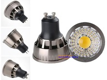 Bombilla de foco LED COB MR16, foco LED de aluminio, cuerpo de Lámpara de metal, carcasa, reflector, GU10, 220v, GU5.3, 110v, 5 uds.