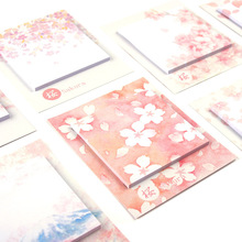 1pc Cherry Blossoms Post It Note, Kawaii Stickers Scrapbooking Sticky Notes Memo Pad 2024 - buy cheap