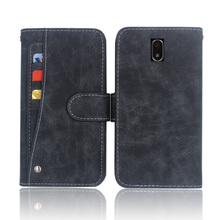 Hot! DEXP Ixion ES750 Connect Case High quality flip leather phone bag cover case with Front slide card slot 2024 - buy cheap