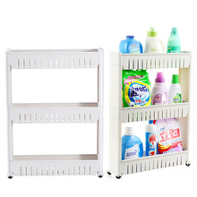 SHAI Multipurpose Shelf with Removable Wheels Crack Rack Bathroom Storage Storage Rack Shelf Multi-layer Refrigerator Side Shelf 2024 - buy cheap