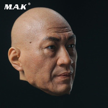 1/6 cabeça de ator de filme esculpida shi zhaoqi cabeça esculpir brinquedos acessórios para 1;6 escala figura de ação masculina corpo 2024 - compre barato