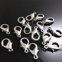 Zinc Alloy Jewelry Findings 504 Lobster Clasps Hooks Nickel Plated 16MM 100Pcs/Lot 2024 - buy cheap