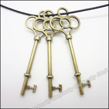 25 uds. Vintage Charms Key colgante bronce antiguo Fit pulseras collar DIY Metal fabricación de joyas 2024 - compra barato