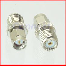 10pcs/lot mini UHF miniUHF female jack to SMA male plug RF coaxial adapter connector 2024 - buy cheap