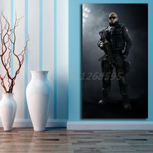 Tom clancy arco-íris seis cerco hd papel de parede arte lona cartaz pintura da parede imagem impressão casa decoração do quarto 2024 - compre barato