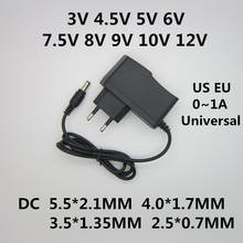 AC 100-240V DC 3V 4.5V 5V 6V 7.5V 8V 9V 10V 12V 1A Universal Power Adapter Converter Switch Power Supply for LED Light Strips 2024 - buy cheap